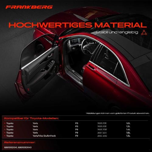 1x Türfeststeller Türfangband Türstopper Vorne für Toyota Yaris/Vios Stufenheck P9 Bild 1x Türfeststeller Türfangband Türstopper Vorne für Toyota Yaris/Vios Stufenheck P9