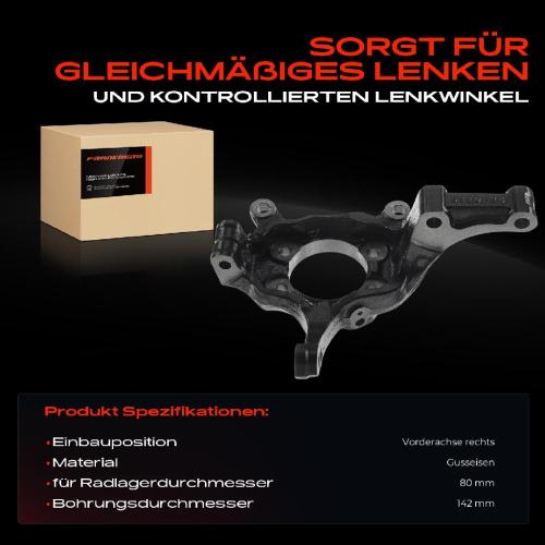 1x Achsschenkel Radaufhängung Vorderachse Rechts für Nissan Qashqai 2 I X-Trail Renault Bild 1x Achsschenkel Radaufhängung Vorderachse Rechts für Nissan Qashqai 2 I X-Trail Renault