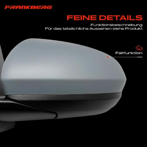 Frankberg 1x Außenspiegel Links für Dacia Duster HM 1.0L 1.2L 1.3L 1.5L 1.6L 2.0L Bj ab 2017 Bild Frankberg 1x Außenspiegel Links für Dacia Duster HM 1.0L 1.2L 1.3L 1.5L 1.6L 2.0L Bj ab 2017