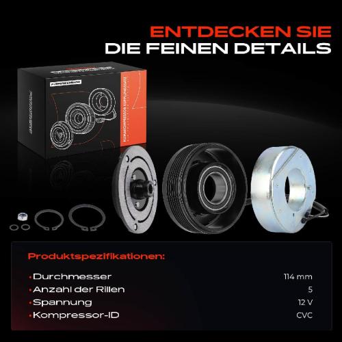 1x Magnetkupplung Klimakompressor für Opel Astra J P10 Insignia A Chevrolet Cruze Bild 1x Magnetkupplung Klimakompressor für Opel Astra J P10 Insignia A Chevrolet Cruze