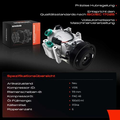 1x Klimakompressor für KIA Sportage SL Hyundai iX35 EL ELH LM Tucson 2.0L Bild 1x Klimakompressor für KIA Sportage SL Hyundai iX35 EL ELH LM Tucson 2.0L