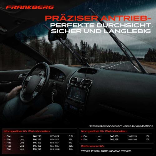 Frankberg 1x Wischermotor Scheibenwischermotor Vorne für Fiat Uno 146 158 45 50 60 70 Bj ab 1983 Bild Frankberg 1x Wischermotor Scheibenwischermotor Vorne für Fiat Uno 146 158 45 50 60 70 Bj ab 1983