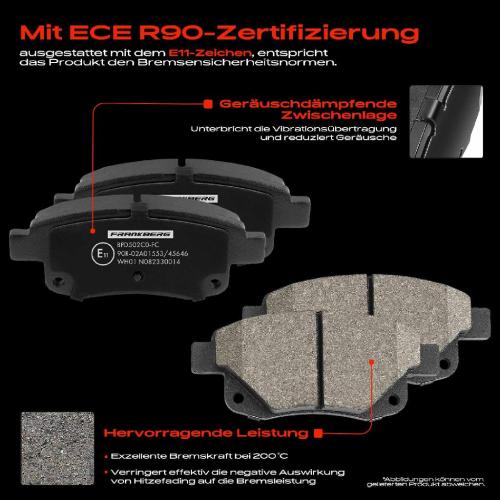 4x Bremsbeläge Hinterachse für Ford Transit Bus Kasten Pritsche/Fahrgestell Tourneo 2006-2014 Bild 4x Bremsbeläge Hinterachse für Ford Transit Bus Kasten Pritsche/Fahrgestell Tourneo 2006-2014