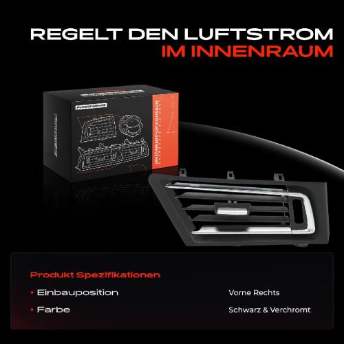 1x Luftdüse Armaturenbrett Vorne Rechts für BMW 7er F01 F02 F03 F04 2008-2015 Bild 1x Luftdüse Armaturenbrett Vorne Rechts für BMW 7er F01 F02 F03 F04 2008-2015
