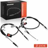 2x Seilzug Feststellbremse Hinterachse beidseitig für Hyundai H-1 Cargo TQ 2.5L Bj ab 2008