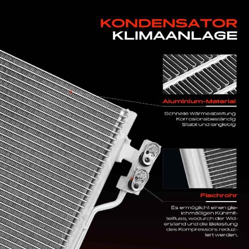 1x Kondensator Klimaanlage für BMW 5er F10 F18 5er Gran Turismo F07 2010-2016 Bild 1x Kondensator Klimaanlage für BMW 5er F10 F18 5er Gran Turismo F07 2010-2016