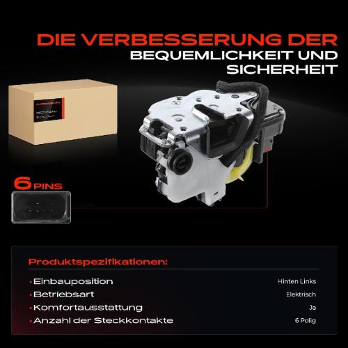 1x Türschloss Hinten Links für Chevrolet Cruze Schrägheck Station Wagon Malibu Orlando Opel Bild 1x Türschloss Hinten Links für Chevrolet Cruze Schrägheck Station Wagon Malibu Orlando Opel
