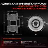 1x Generatorfreilauf Lichtmaschine für VW Golf IV 1J Polo Sharan Audi A3 Seat Skoda