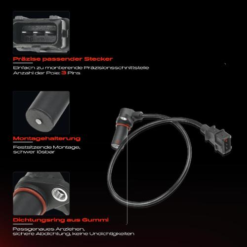 1x Kurbelwellensensor Impulsgeber für Opel Astra G Omega B Saab 9-3 9-5 Bild 1x Kurbelwellensensor Impulsgeber für Opel Astra G Omega B Saab 9-3 9-5