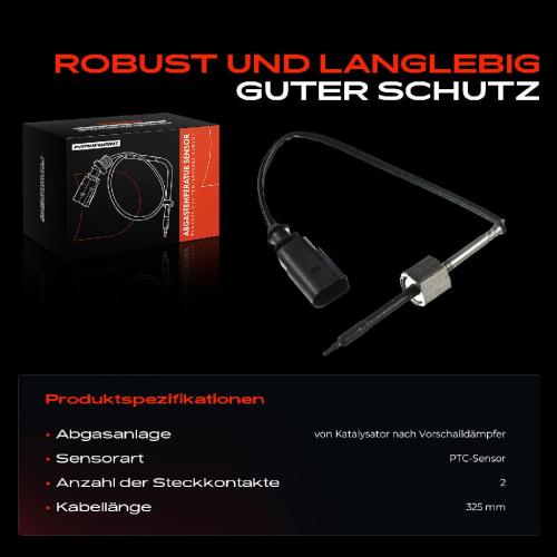 Frankberg 1x Abgastemperatursensor für VW Golf 4 5 Polo Bora Lupo Audi A2 A3 2001-2008 Bild Frankberg 1x Abgastemperatursensor für VW Golf 4 5 Polo Bora Lupo Audi A2 A3 2001-2008