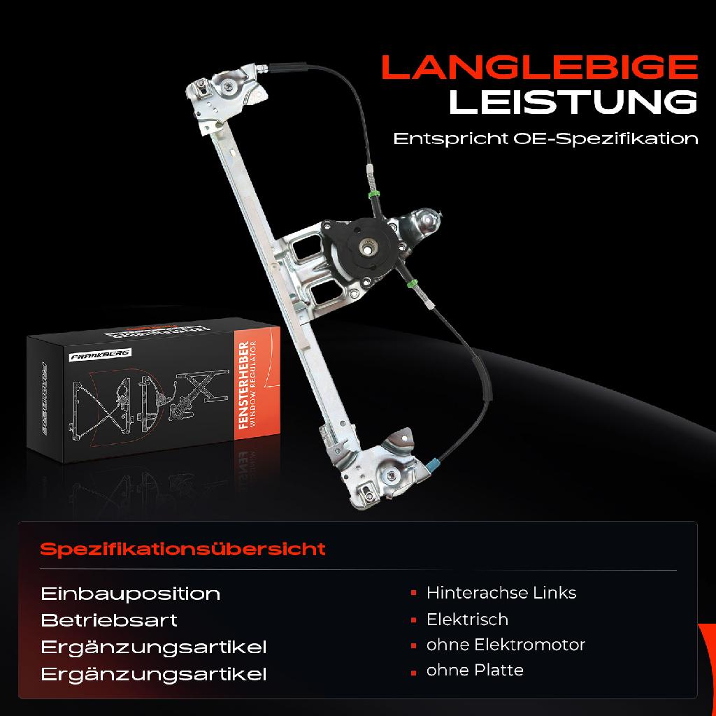 1x Fensterheber Hinten Links für Mercedes-Benz S-Klasse W140 1991-1998