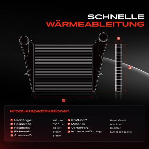 1x Ladeluftkühler Turbokühler für Opel Vectra C Signum Saab 9-3 Cadillac 2.0L 2.2L Bild 1x Ladeluftkühler Turbokühler für Opel Vectra C Signum Saab 9-3 Cadillac 2.0L 2.2L