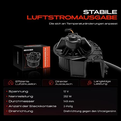 1x Gebläsemotor Innenraumgebläse für BMW X5 E70 X6 E71 E72 2006-2014 Bild 1x Gebläsemotor Innenraumgebläse für BMW X5 E70 X6 E71 E72 2006-2014