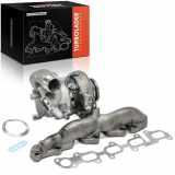 Frankberg 1x Turbolader Abgaskrümmer Einheit für VW Golf Passat Sharan Tiguan Touran Audi A3 Cabriolet Limousine Seat