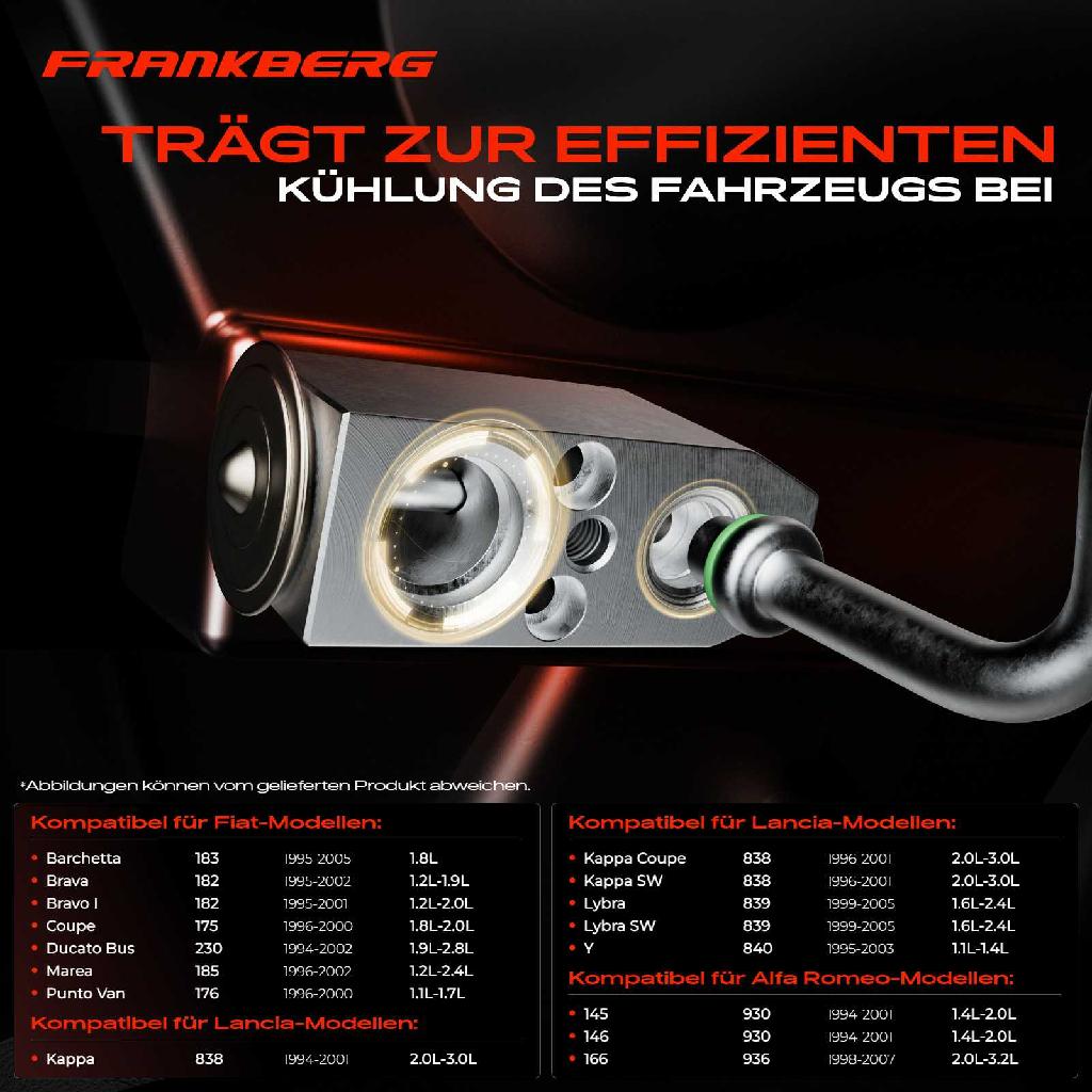 1x Expansionsventil Klimaanlage für Alfa Romeo 145 146 166 Fiat Ducato Punto Lancia
