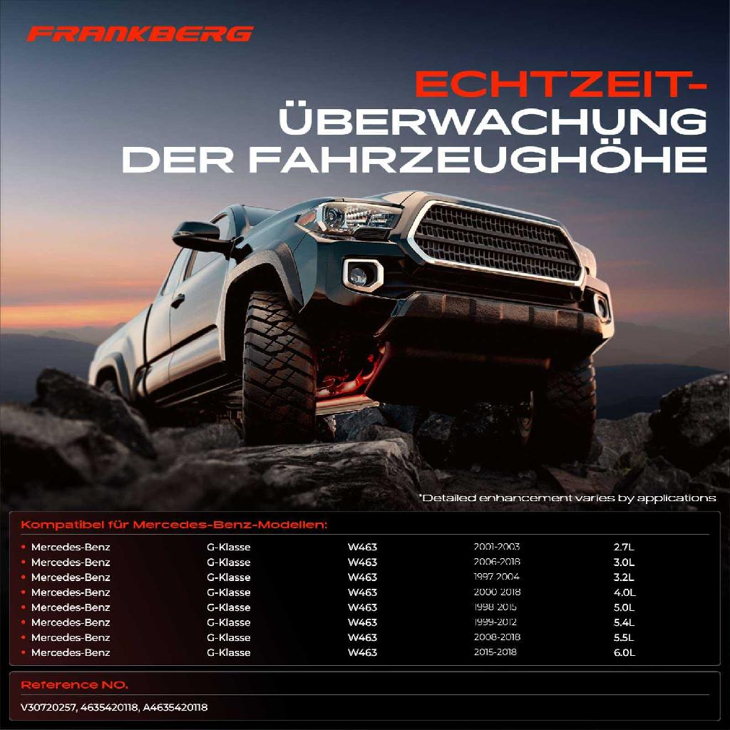 1x Höhensensor Niveauregulierung Vorne für Mercedes-Benz G-Klasse W463 G270 G320 G350