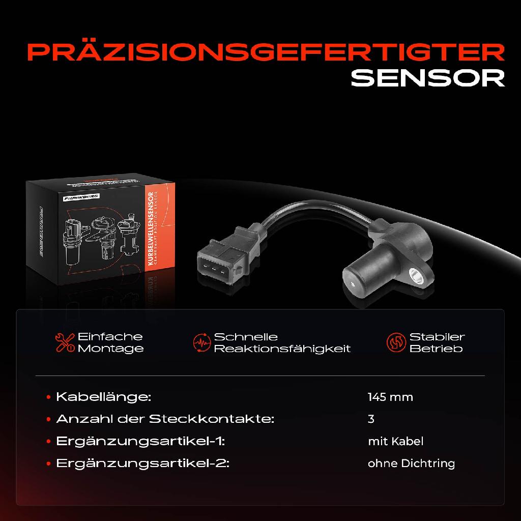 1x Kurbelwellensensor Impulsgeber für KIA Carens 1 Carnival 1 2 Sephia Volvo 760 Peugeot 505
