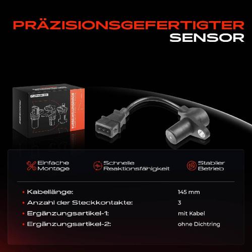 Frankberg 1x Kurbelwellensensor Impulsgeber für KIA Carens 1 Carnival 1 2 Sephia Volvo 760 Peugeot 505 Bild Frankberg 1x Kurbelwellensensor Impulsgeber für KIA Carens 1 Carnival 1 2 Sephia Volvo 760 Peugeot 505