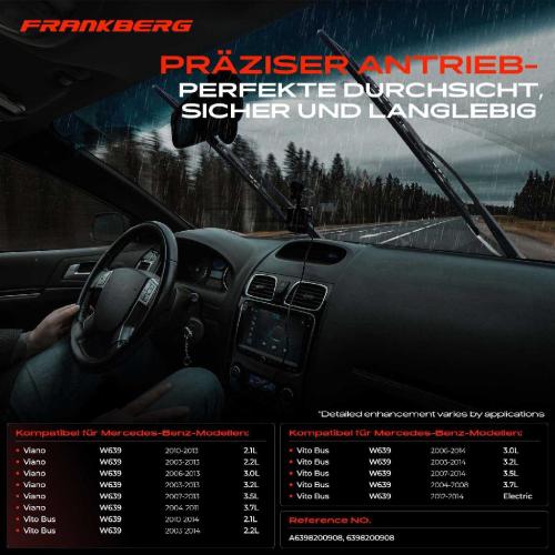 1x Wischermotor Scheibenwischermotor Hinten für Mercedes-Benz Viano W639 Kasten Bild 1x Wischermotor Scheibenwischermotor Hinten für Mercedes-Benz Viano W639 Kasten