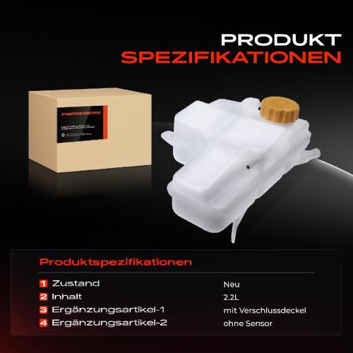 1x Ausgleichsbehälter Kühlmittelbehälter für Chevrolet Evanda Daewoo Evanda KLAL Magnus 2.0L 1999-2011 Bild 1x Ausgleichsbehälter Kühlmittelbehälter für Chevrolet Evanda Daewoo Evanda KLAL Magnus 2.0L 1999-2011