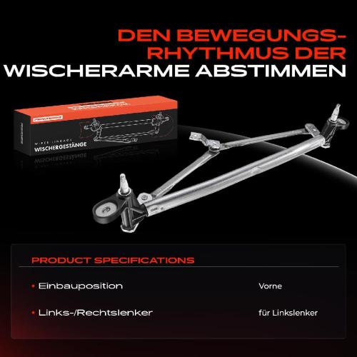 1x Wischergestänge Vorne für Lancia Ypsilon 843 2003-2011 Bild 1x Wischergestänge Vorne für Lancia Ypsilon 843 2003-2011