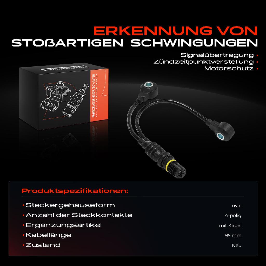 1x Klopfsensor Klopfgeber für BMW E36 320 323 328 E39 520 523 528 E38 728 Z3