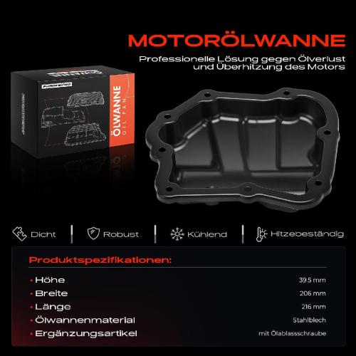 Frankberg 1x Ölwanne Motorölwanne für Dacia Dokker Duster Lodgy Renault Captur I Fluence Bild Frankberg 1x Ölwanne Motorölwanne für Dacia Dokker Duster Lodgy Renault Captur I Fluence