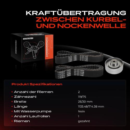 Frankberg 1x Zahnriemensatz Zahnriemen für VW LT 28-35 I Volvo 240 760 960 Audi 100 2.0L 2.4L Bild Frankberg 1x Zahnriemensatz Zahnriemen für VW LT 28-35 I Volvo 240 760 960 Audi 100 2.0L 2.4L