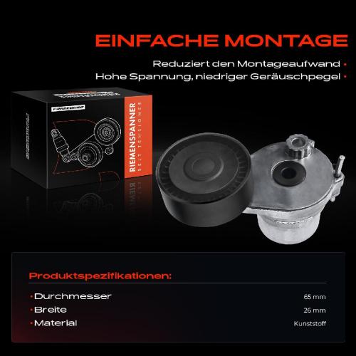 1x Spannrolle Riemenspanner für Mercedes-Benz W205 A205 C205 S205 W213 R172 X253 Bild 1x Spannrolle Riemenspanner für Mercedes-Benz W205 A205 C205 S205 W213 R172 X253