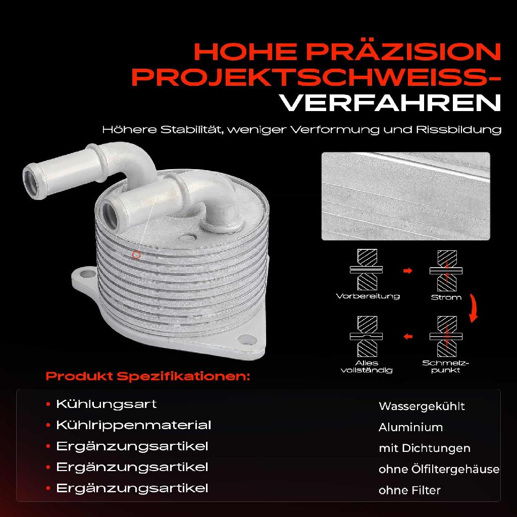 1x Ölkühler Motoröl für BMW 2 X1 X2 MINI Mini Cabriolet/Countryman Cooper