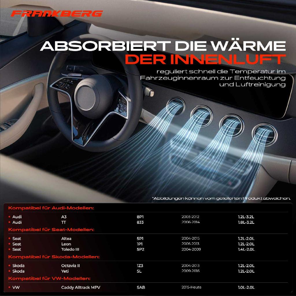 1x Verdampfer Klimaanlage für VW Golf Jetta Audi A3 TT Seat Seat Leon Skoda Yeti