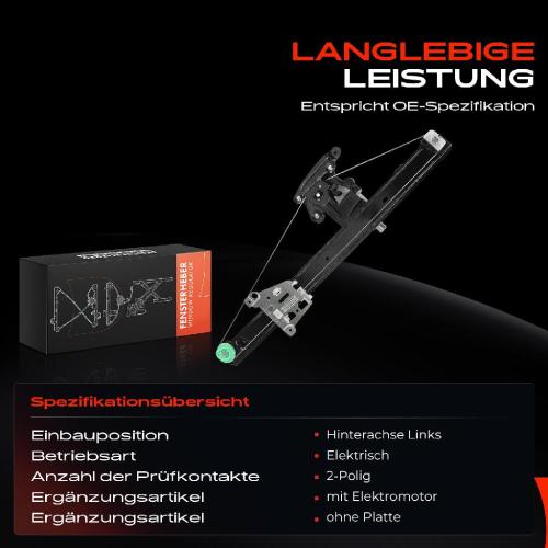 Frankberg 1x Fensterheber Hinten Links für Volvo XC90 I 275 2.5T 3.2 D5 AWD Bild Frankberg 1x Fensterheber Hinten Links für Volvo XC90 I 275 2.5T 3.2 D5 AWD