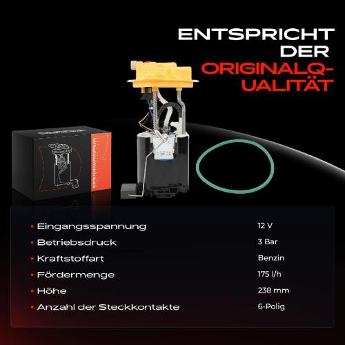 1x Kraftstoffpumpe für Volvo S60 II 134 S60 II Cross Country V60 I 155 V60 II Cross Country 227 Bj ab 2010 Bild 1x Kraftstoffpumpe für Volvo S60 II 134 S60 II Cross Country V60 I 155 V60 II Cross Country 227 Bj ab 2010