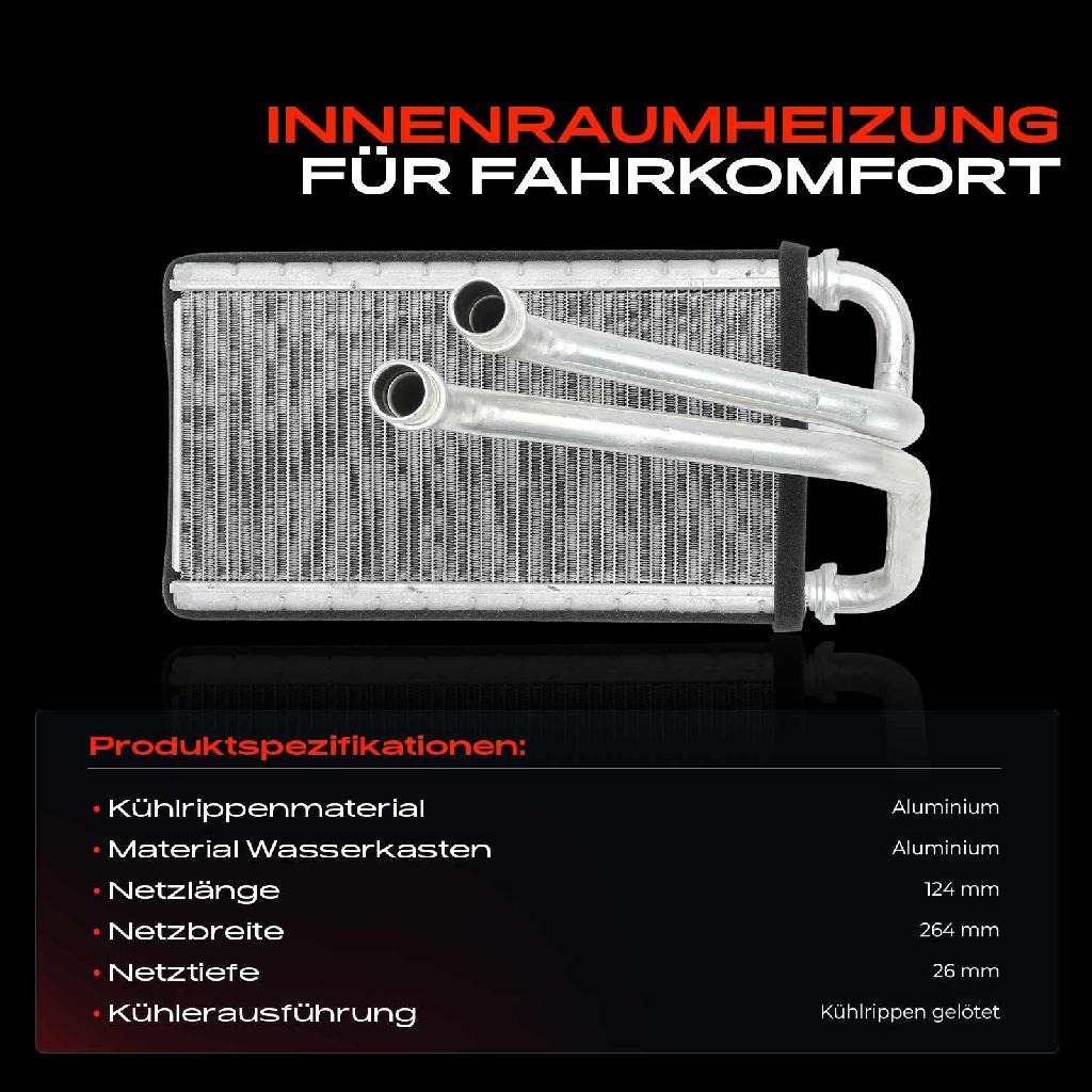 1x Wärmetauscher Innenraumheizung für Ford Focus IV HN HP 1.0L 1.5L 2018-2021