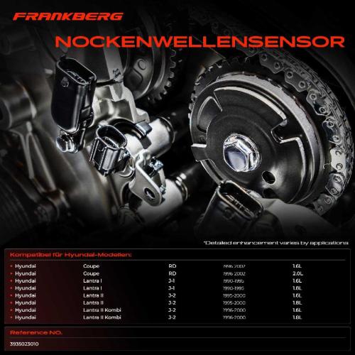1x Nockenwellenposition Sensor für Hyundai Coupe Lantra I Lantra II 1990-2002 Bild 1x Nockenwellenposition Sensor für Hyundai Coupe Lantra I Lantra II 1990-2002