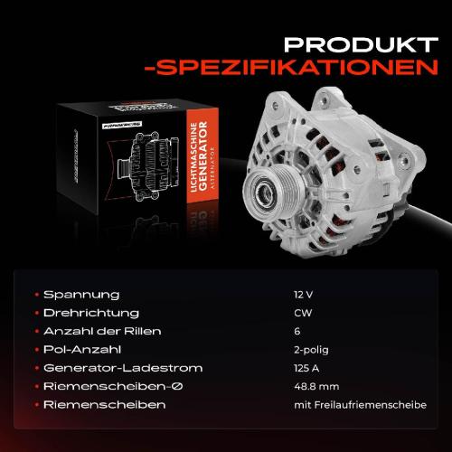 1x Lichtmaschine Generator für Renault Laguna VOLVO S40 V40 Nissan Opel Dacia Bild 1x Lichtmaschine Generator für Renault Laguna VOLVO S40 V40 Nissan Opel Dacia