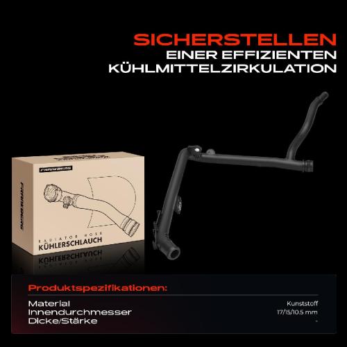 1x Kühlerschlauch Kühlwasserschlauch für VW Golf Plus VI Polo Passat Jetta III Skoda Fabia II Bild 1x Kühlerschlauch Kühlwasserschlauch für VW Golf Plus VI Polo Passat Jetta III Skoda Fabia II