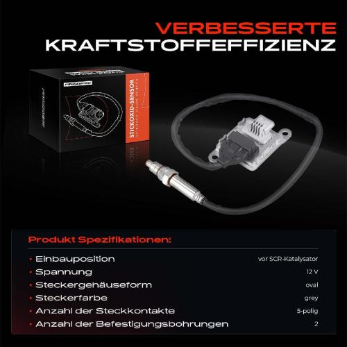 1x Nox Sensor Nitrogen Oxide Lamdasonde vor SCR-Katalysator für Nissan NV300 Vivaro B Renault Master III Bild 1x Nox Sensor Nitrogen Oxide Lamdasonde vor SCR-Katalysator für Nissan NV300 Vivaro B Renault Master III