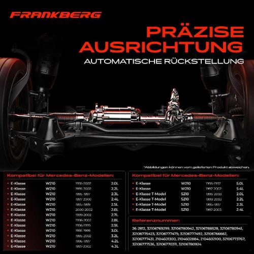 Frankberg 1x Lenkgetriebe Servolenkgetriebe für Mercedes-Benz E-Klasse T-Model W210 S210 Bild Frankberg 1x Lenkgetriebe Servolenkgetriebe für Mercedes-Benz E-Klasse T-Model W210 S210