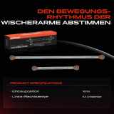 1x Wischergestänge Scheibenwischeraufnahme Vorne für Opel Corsa X01 Tigra X04 2000-2012