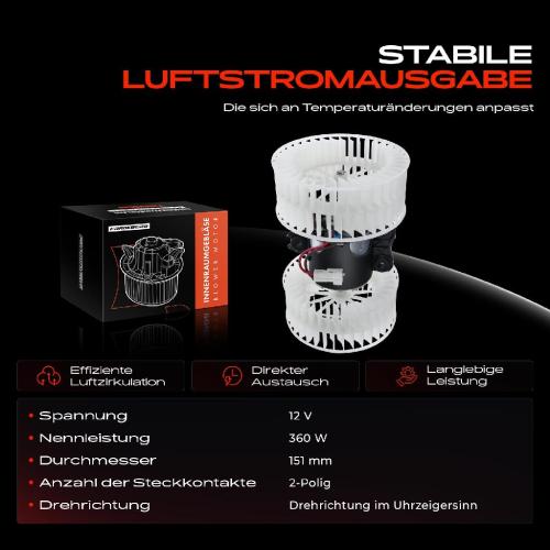 Frankberg 1x Gebläsemotor Innenraumgebläse für Mercedes-Benz W639 Viano Vito Bild Frankberg 1x Gebläsemotor Innenraumgebläse für Mercedes-Benz W639 Viano Vito