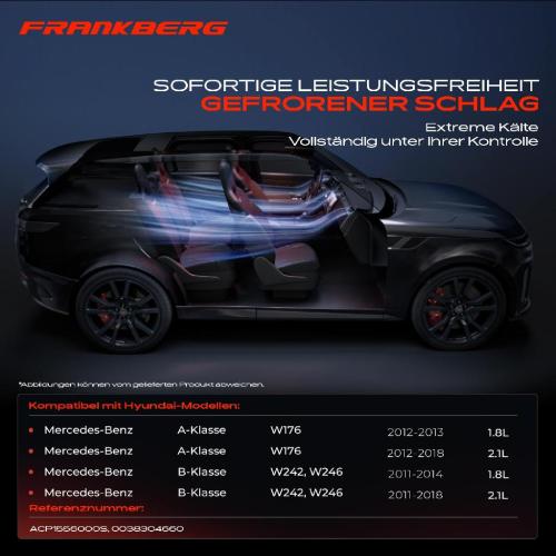 Frankberg 1x Klimakompressor für Mercedes-Benz A-Klasse W176 B-Klasse W242 W246 1.8L 2.0L Bild Frankberg 1x Klimakompressor für Mercedes-Benz A-Klasse W176 B-Klasse W242 W246 1.8L 2.0L