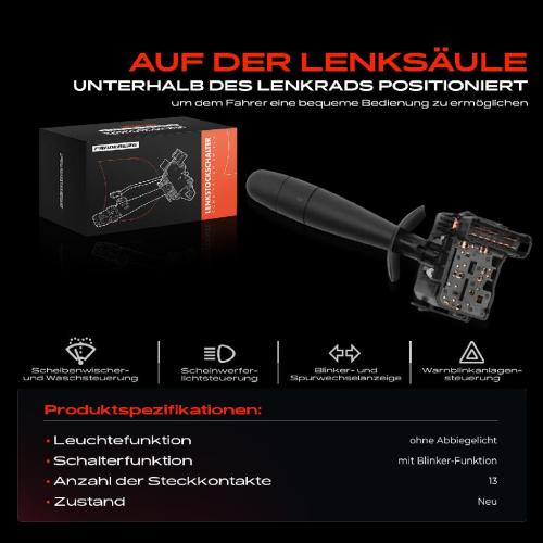 1x Kombischalter Lenkstockschalter für Nissan Interstar X70 Opel Movano Renault Vauxhall Bild 1x Kombischalter Lenkstockschalter für Nissan Interstar X70 Opel Movano Renault Vauxhall