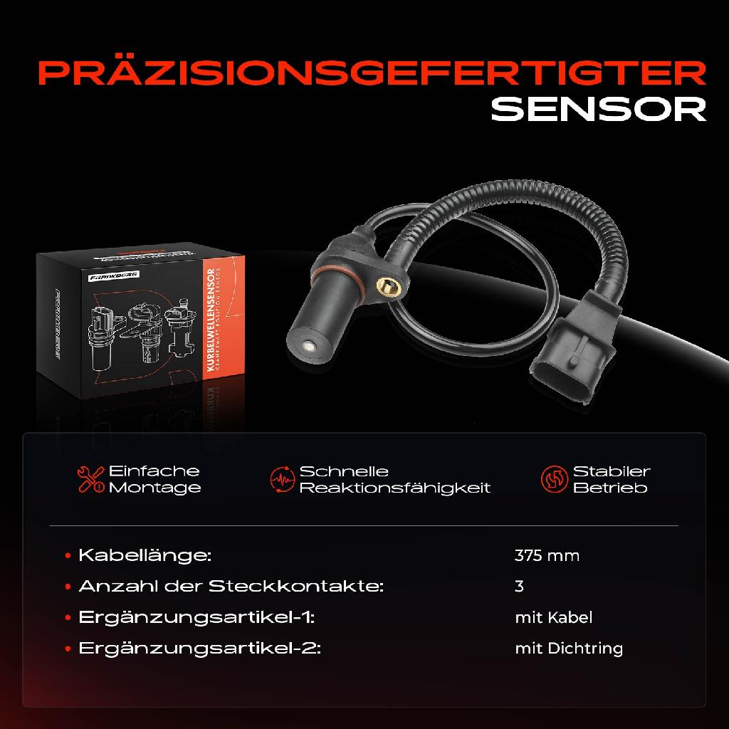 1x Kurbelwellensensor Impulsgeber für Hyundai Accent II i30 KIA Cerato
