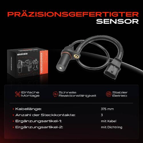 1x Kurbelwellensensor Impulsgeber für Hyundai Accent II i30 KIA Cerato Bild 1x Kurbelwellensensor Impulsgeber für Hyundai Accent II i30 KIA Cerato