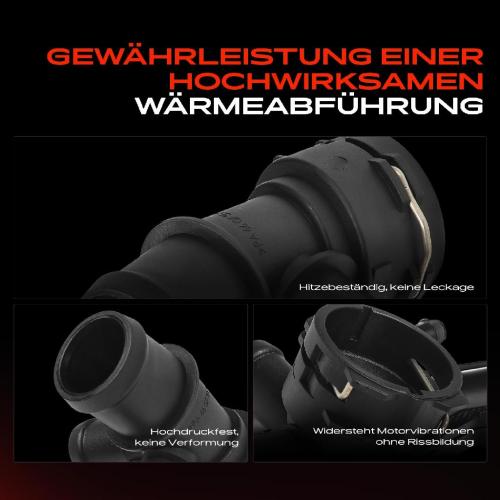 1x Kühlmittelflansch Wasserauslass für Audi A4 8K5 A6 4F5 Q5 8RB Seat Exeo ST 2.0L Bild 1x Kühlmittelflansch Wasserauslass für Audi A4 8K5 A6 4F5 Q5 8RB Seat Exeo ST 2.0L
