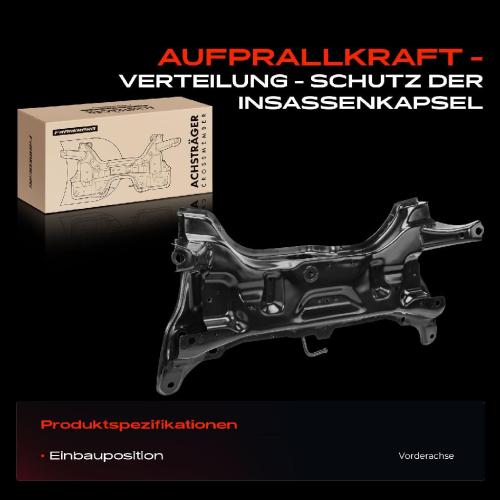 1x Achskörper Achsträger Motorträger Vorderachse für Toyota Yaris P9 Aygo Peugeot 107 Citroën C1 Bild 1x Achskörper Achsträger Motorträger Vorderachse für Toyota Yaris P9 Aygo Peugeot 107 Citroën C1