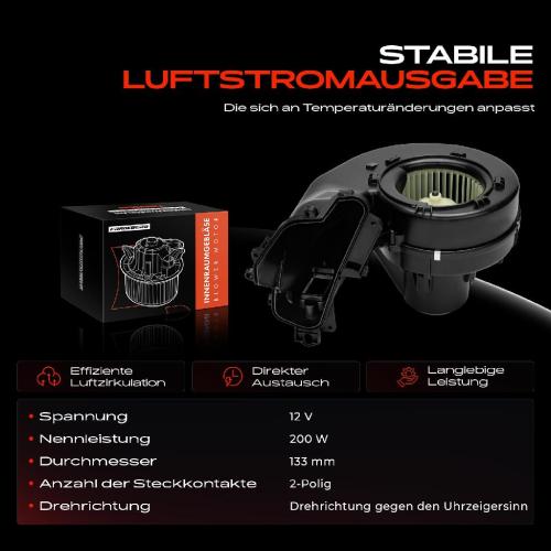 1x Gebläsemotor Innenraumgebläse für Opel Meriva X03 2003-2010 Bild 1x Gebläsemotor Innenraumgebläse für Opel Meriva X03 2003-2010