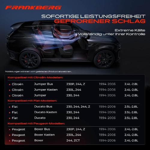 Frankberg 1x Klimakompressor für Citroën Jumper Fiat Ducato Peugeot Boxer 244 Z ZCT Bild Frankberg 1x Klimakompressor für Citroën Jumper Fiat Ducato Peugeot Boxer 244 Z ZCT