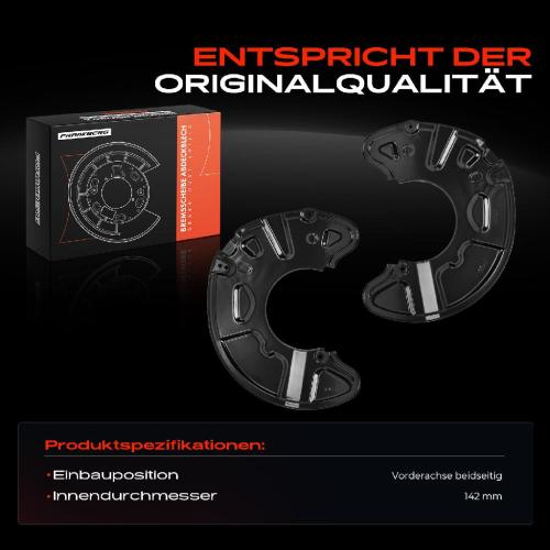 Frankberg 2x Ankerblech Bremsscheibe Vorderachse Beidseitig für Mercedes-Benz W204 C300 S204 C218 Bild Frankberg 2x Ankerblech Bremsscheibe Vorderachse Beidseitig für Mercedes-Benz W204 C300 S204 C218